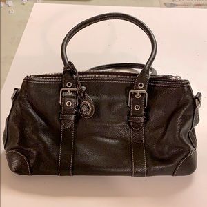 Dooney & Bourke Vintage Brown Domed Satchel